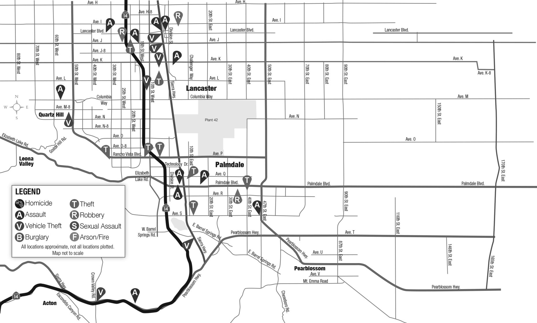 Antelope Valley crime blotter, July 22, 2020